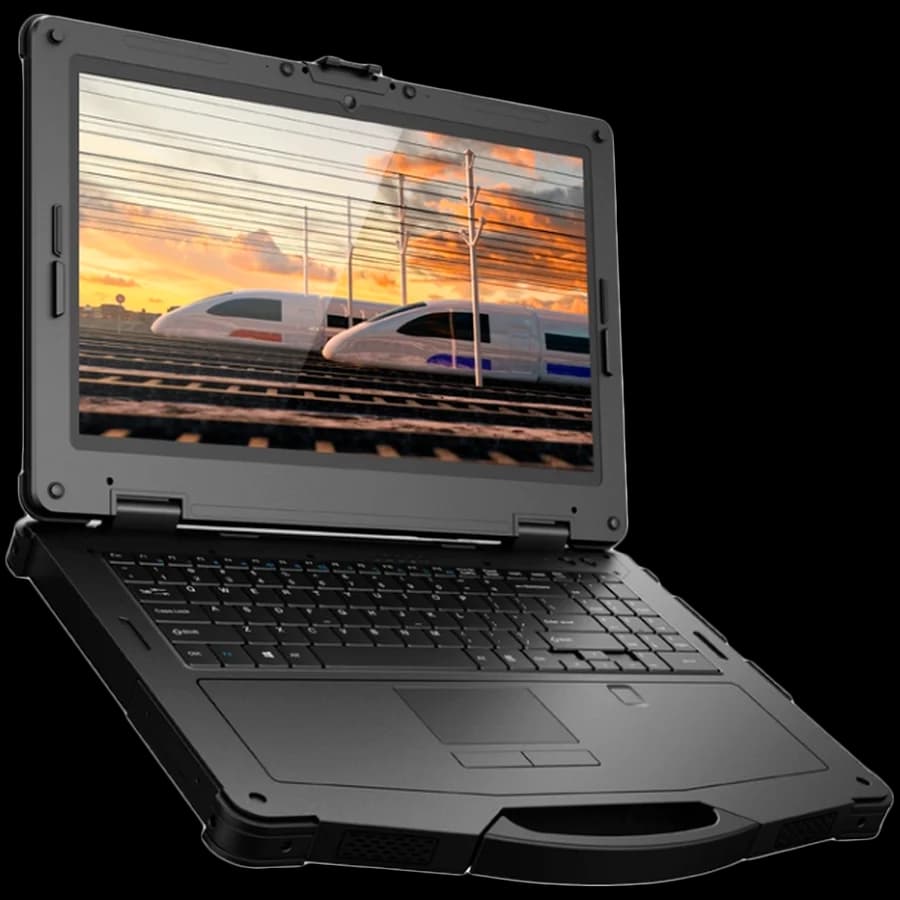 ONERugged N15T, 15inch rugged laptop, resolution 1920*1080, brightness 700nits, i5+16GB+256GB+GPS+Fingerprint, No 4G Win11 Pro without License, EU adapter