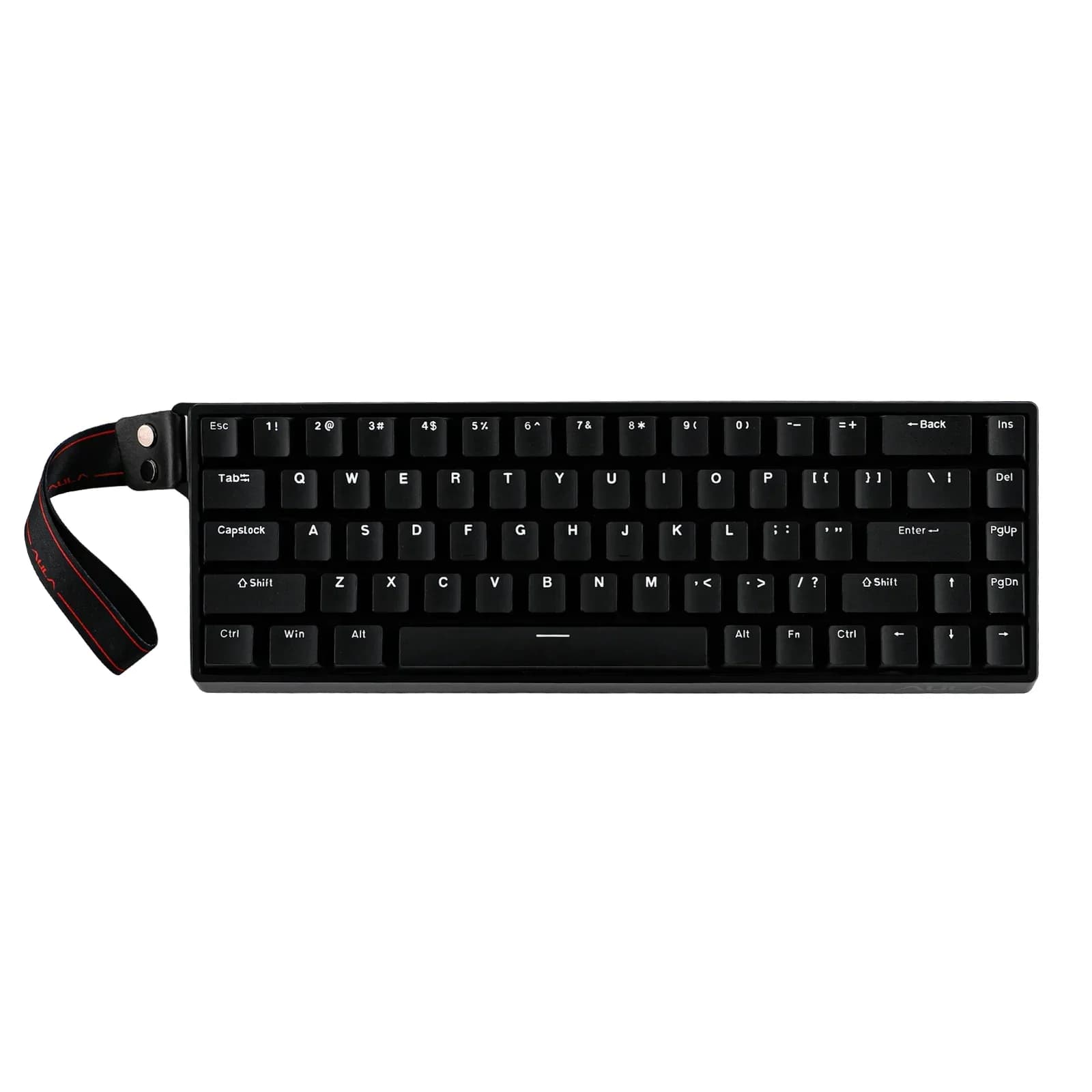 Aula геймърска механична клавиатура Gaming Mechanical Keyboard WIN68 HE 8K  - Greywood Magnetic Switch [Linear] (English US), Black