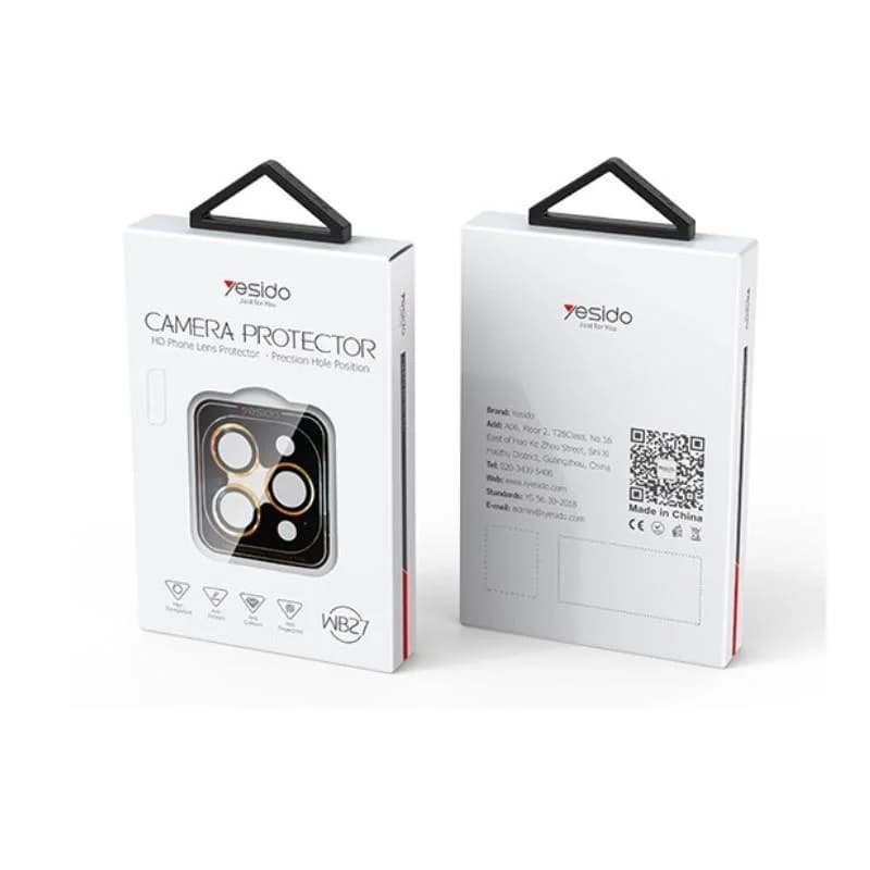 YESIDO LENS PROTECTOR WB27 for iPHONE 16 PRO MAX SILVER