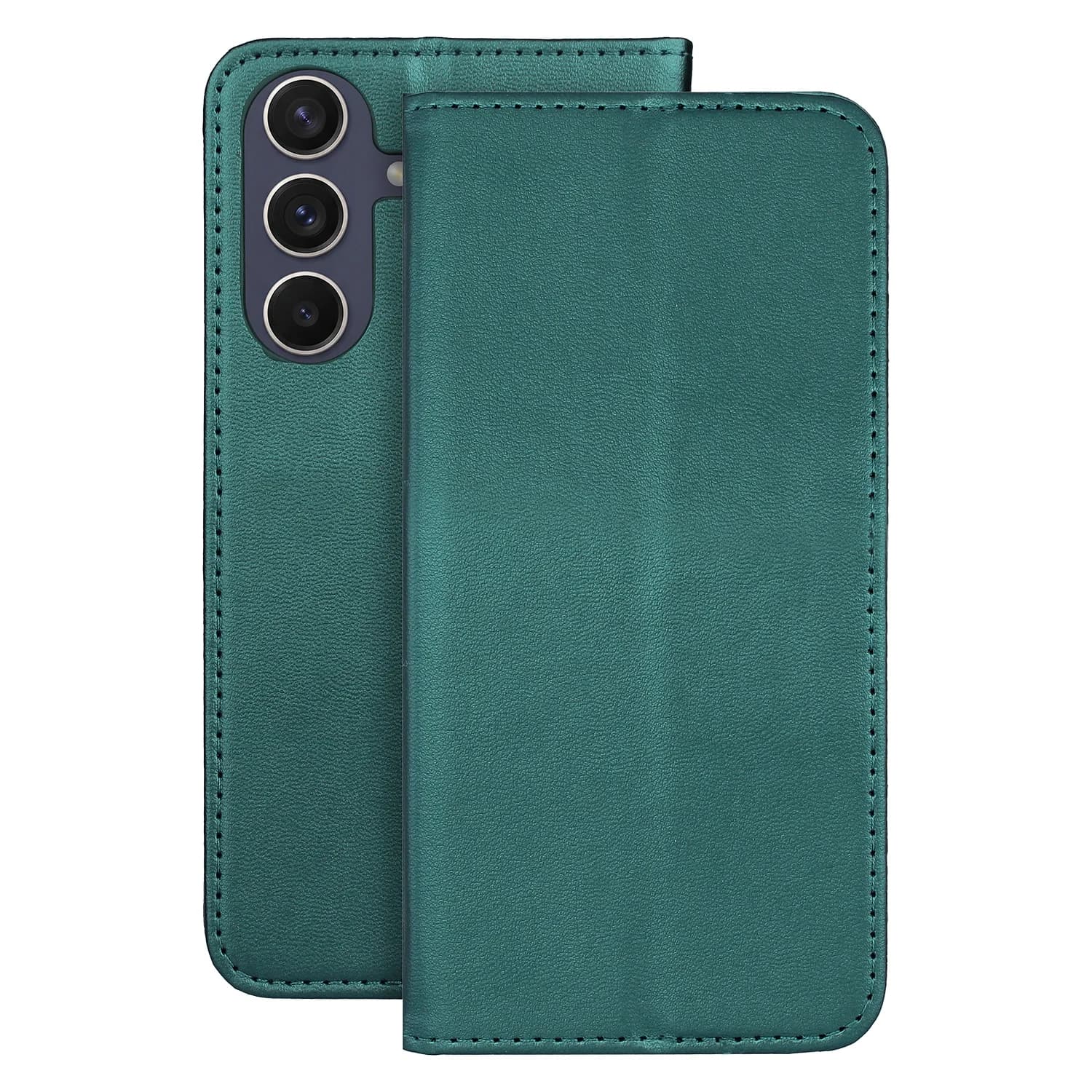 Smart Magnetic case for Samsung Galaxy S25 FE / S26 FE dark green