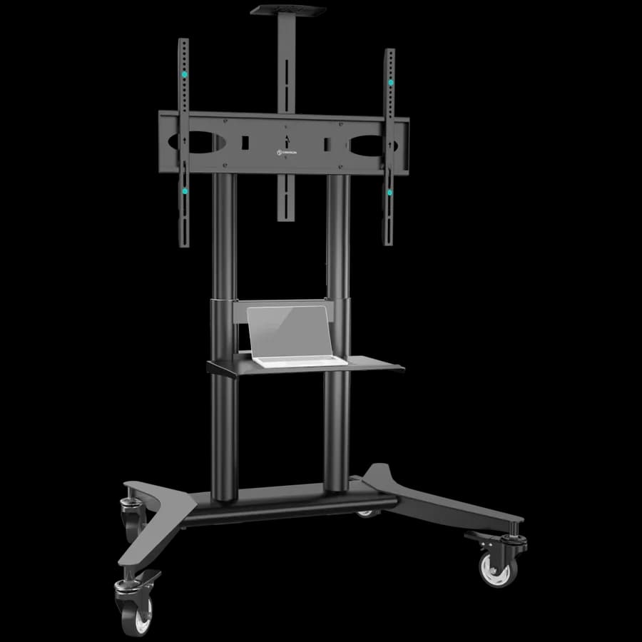 ONKRON Mobile TV stand for 55"-90" up to 75 kg, black
