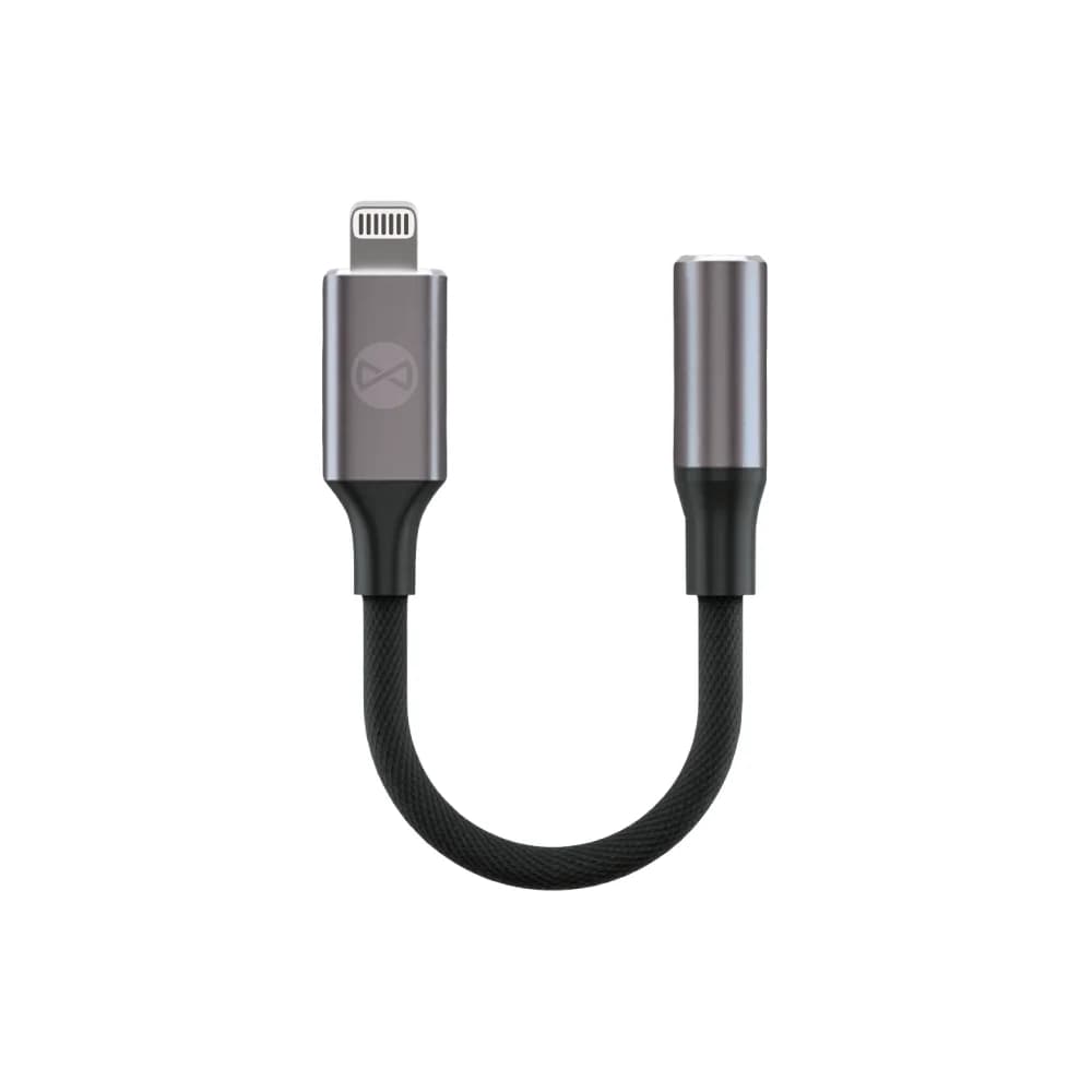 Forever adapter audio AJL-01 jack 3,5 mm - Lightning black
