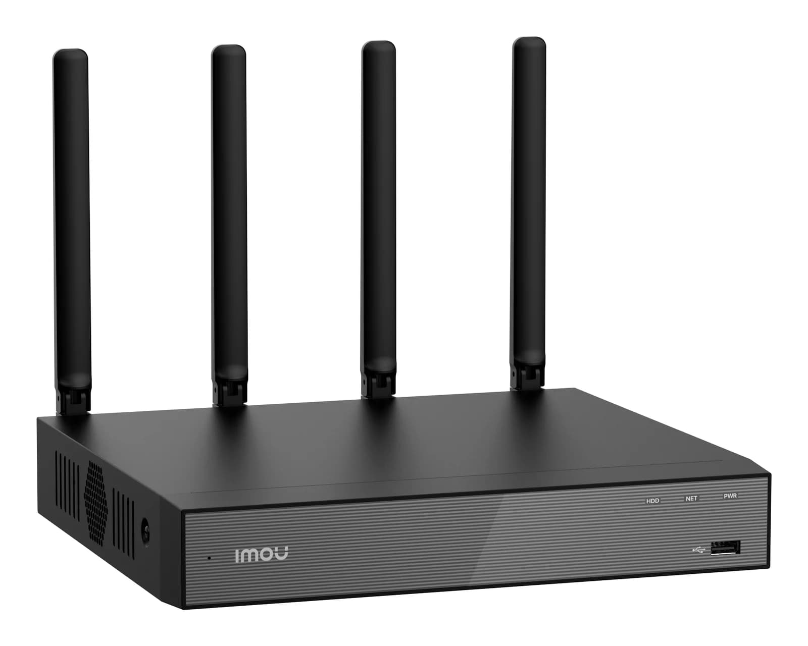 Imou 18-ch Wi-Fi NVR, 4K, 30fps, H.265, 1x SATA up to 16TB, 2x USB, 1x VGA, 1x HDMI, 1xAudio, support two-way talk, ONVIF, Wi-Fi 6, 2.4GHz, 5GHz, imou App, DC12V, 2A, 9W, Without HDD.