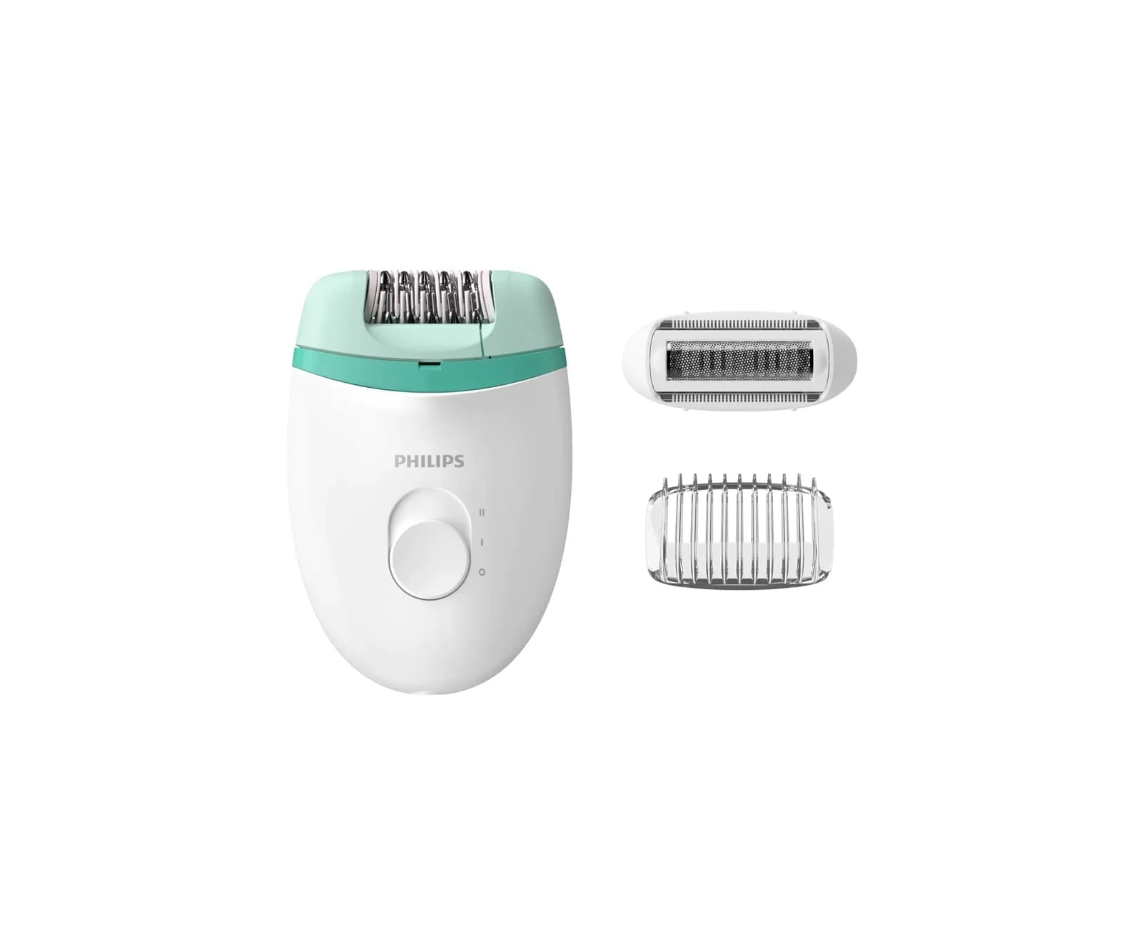 PHILIPS Компактен епилатор с кабел за крака Satinelle Essential + 2 принадлежности
