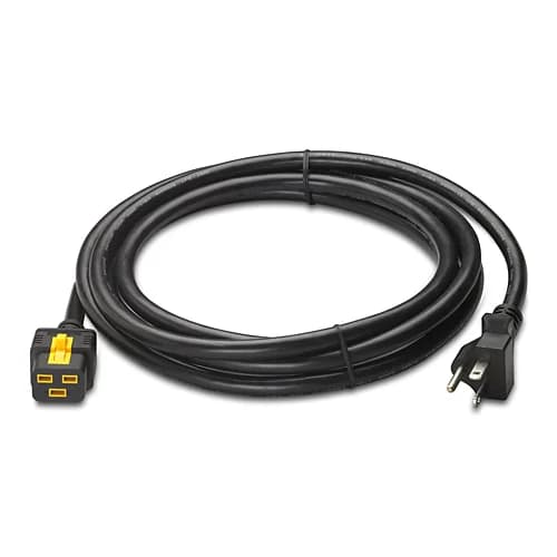 APC Power cable NEMA 5-20m to IEC 60320 C19 AC 120V 20 A 3m Black