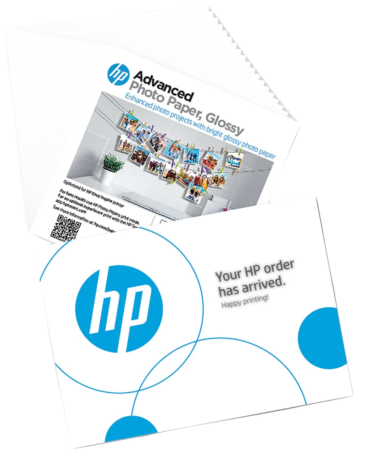 HP Advanced Photo Paper Gloss 5x5 in 127x127 mm - 20 sheets
