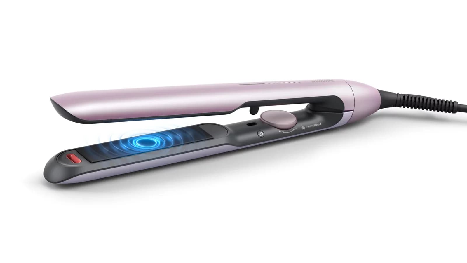 PHILIPS преса за изправяне series 5000 Технология ThermoShield 2x йонни грижи Керамични плочи с арганово масло