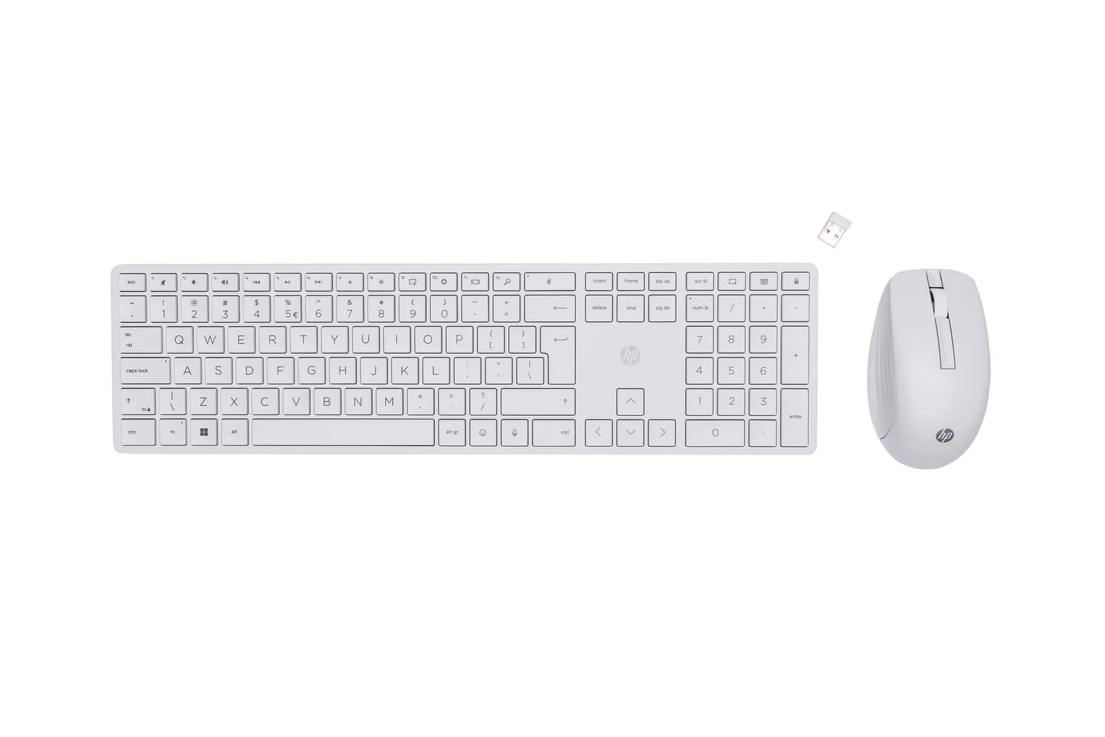 HP 650 Wireless Keyboard and Mouse Combo WHT EURO