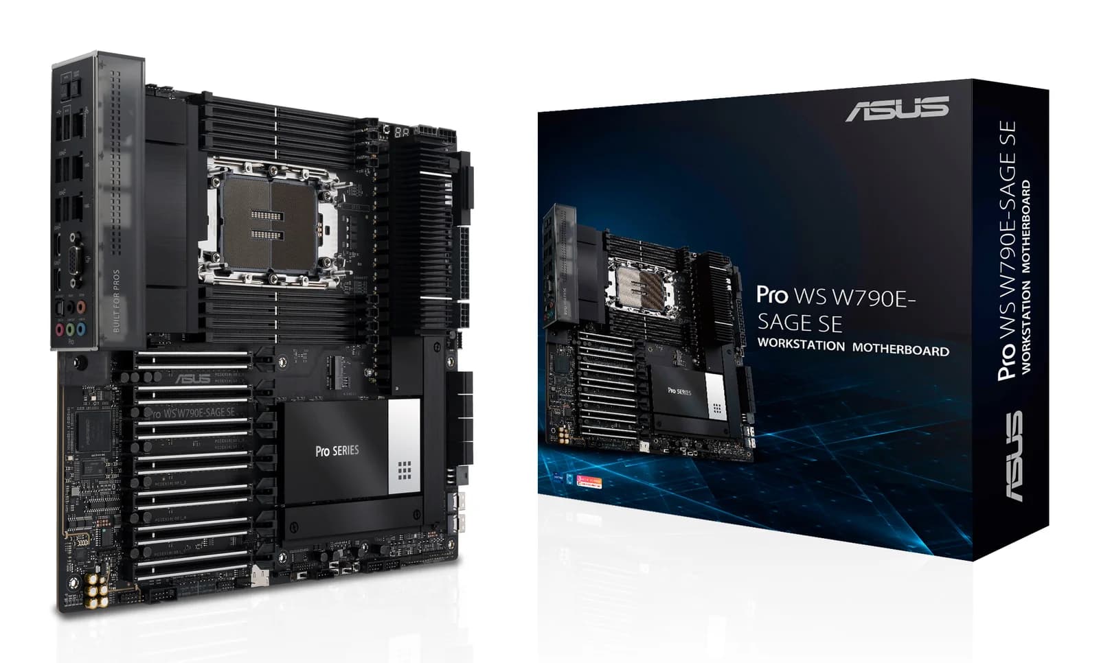 ASUS PRO WS W790E-SAGE SE LGA4677 ATX 8xDDR5 7xPCIe 4.0 x16 8xSATA 3xM.2