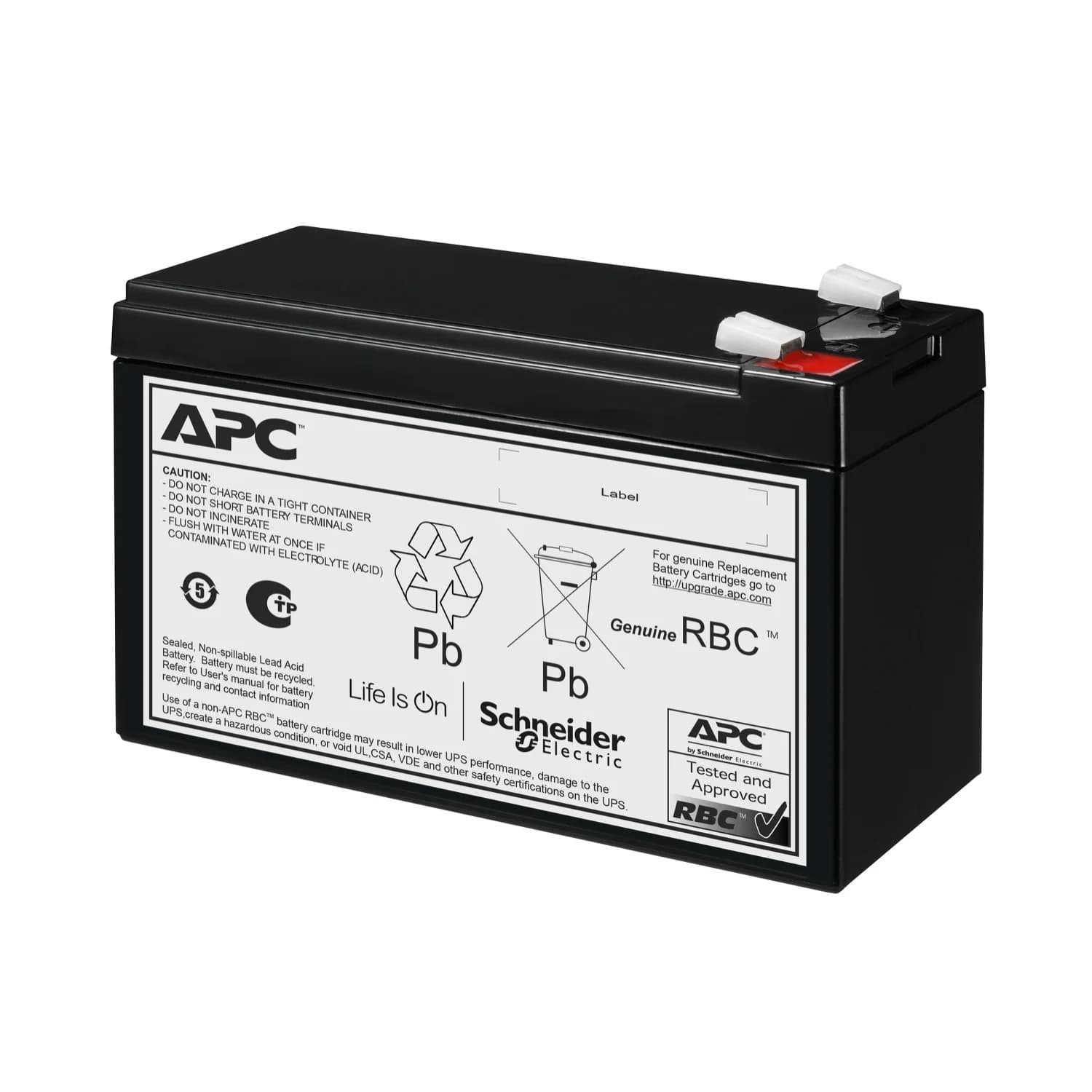 APC Replacement Battery Cartridge 176 UPS battery 6 x battery lead acid 7Ah Black