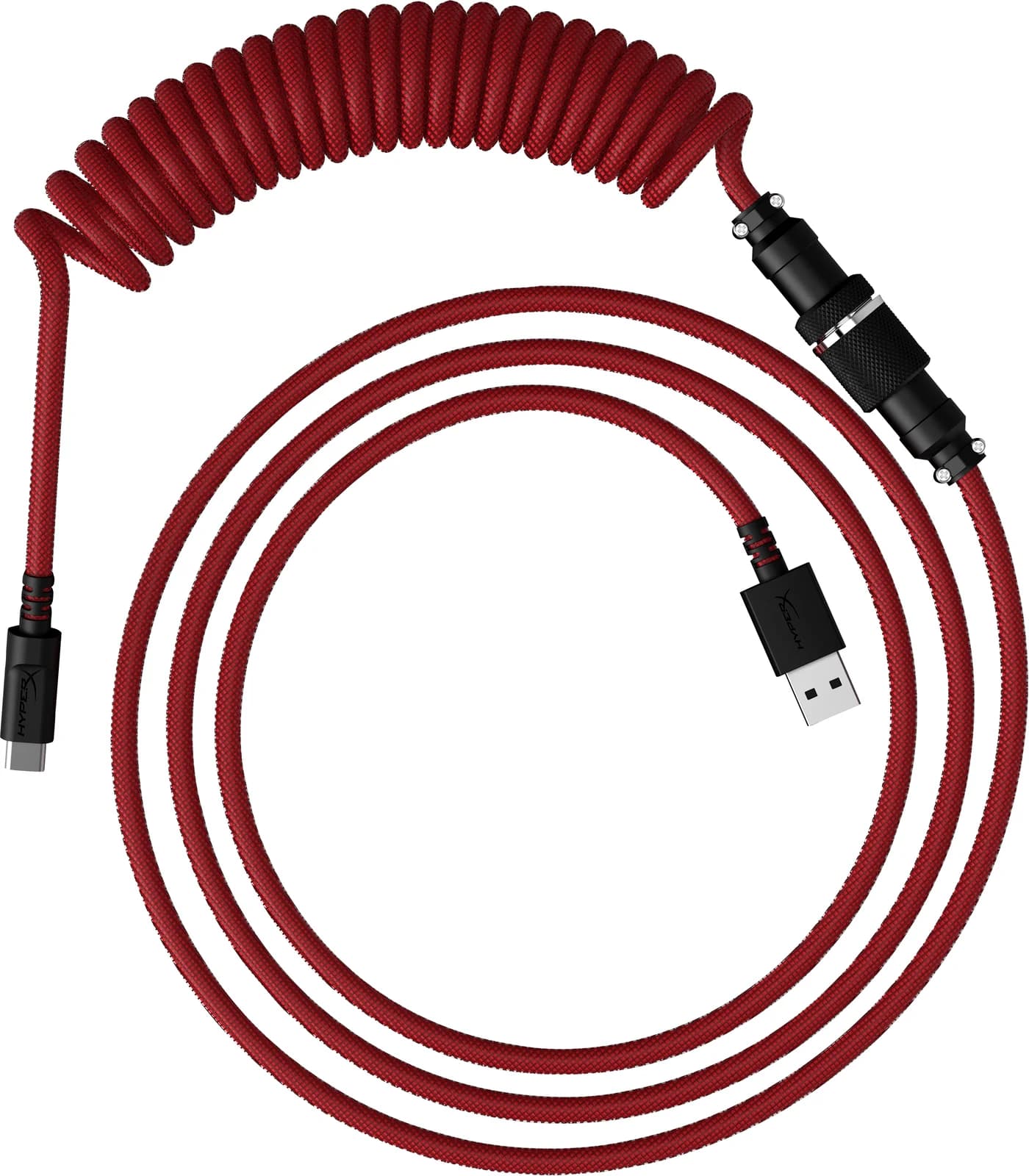 HP HyperX USB-C Coiled Cable Red-Black