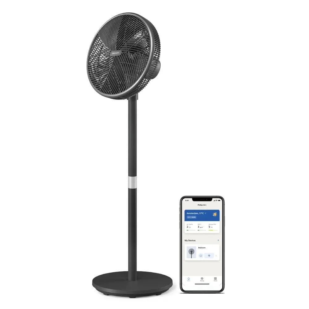 PHILIPS Смарт Вентилатор на стойка series 3000 накланящ се и въртящ се Ултра тих Диаметър на главата 40 cm