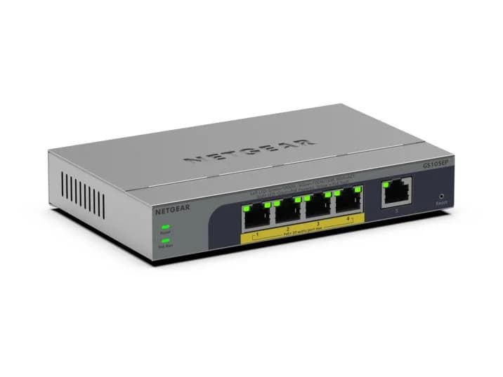 NETGEAR 5PT GB PLUS Switch W/ POE+ GS105EP