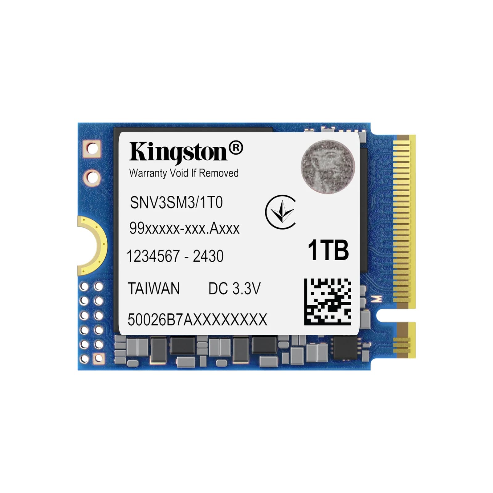 KINGSTON 1000GB NV3 M.2 2230 PCIe 4.0 NVMe SSD