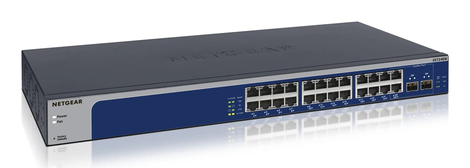 NETGEAR 24PT 10G/MULTI-GIG EASY SMART SWITCH