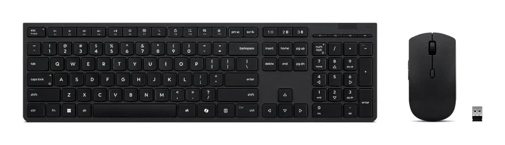 LENOVO Professional Wireless Rechargeable Keyboard and Mouse Combo AI - Bulgarian