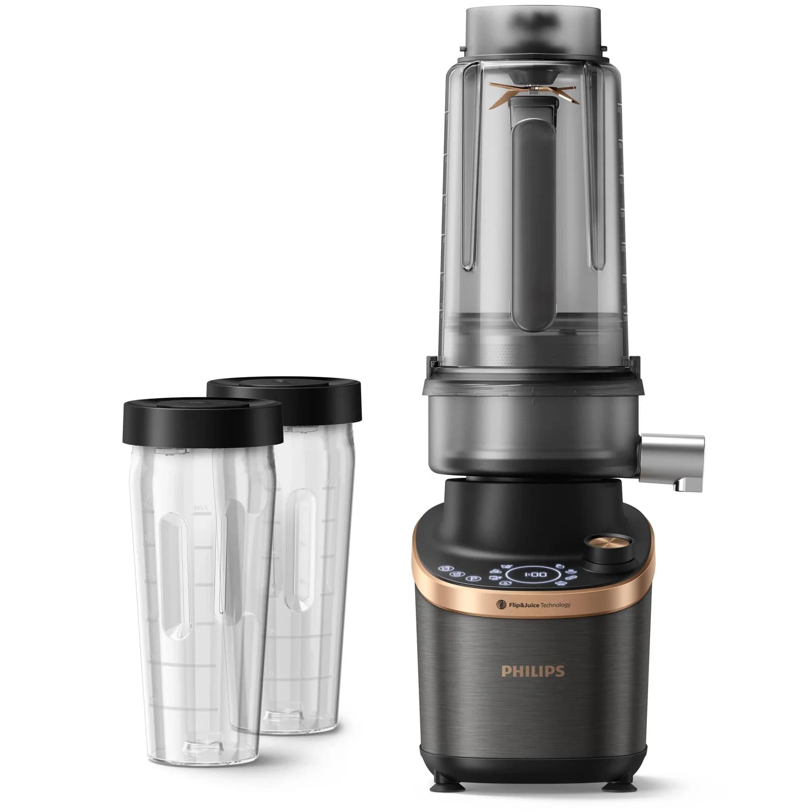 PHILIPS Високоскоростен Блендер Flip&Juice 1500W ProBlend Ultra ефективен капацитет 1.8л Приложение HomeID