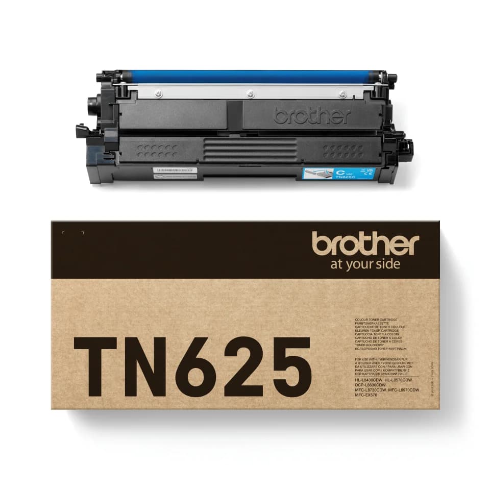 BROTHER TN-625C Cyan Toner Cartridge capacity 1.800 pages HLL8430CDW HLL8570CDW MFCL8730CDW MFCL8970CDW