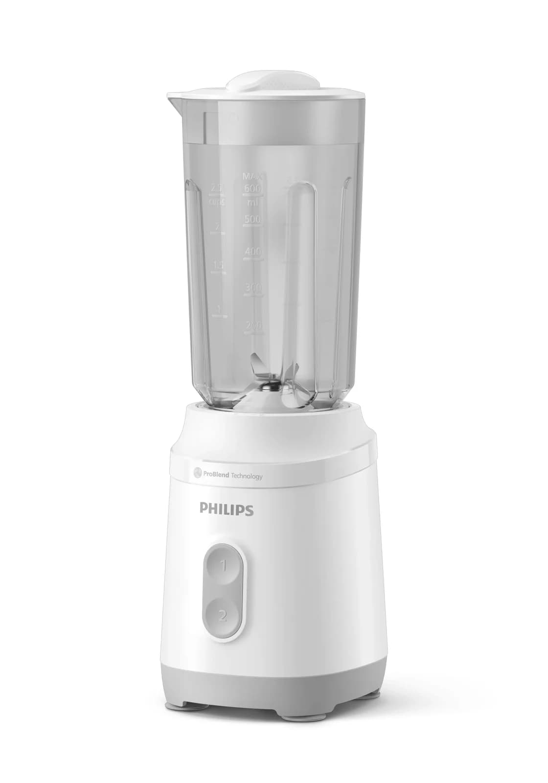 PHILIPS Мини Блендер Series 3000 350W ProBlend 2 настройки на скоростта бял