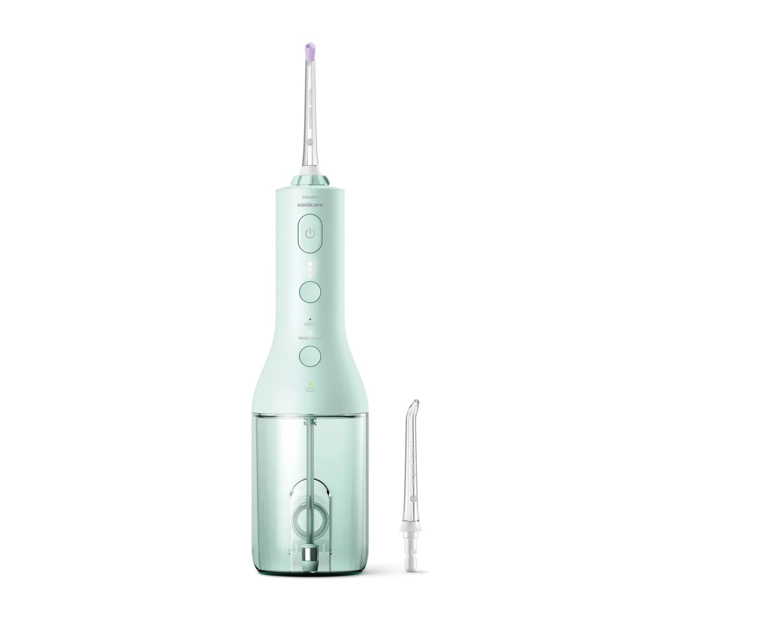 PHILIPS Cordless Power Flosser 3000 2 flossing modes 3 intensities Easy-to-fill 250ml reservoir mind green