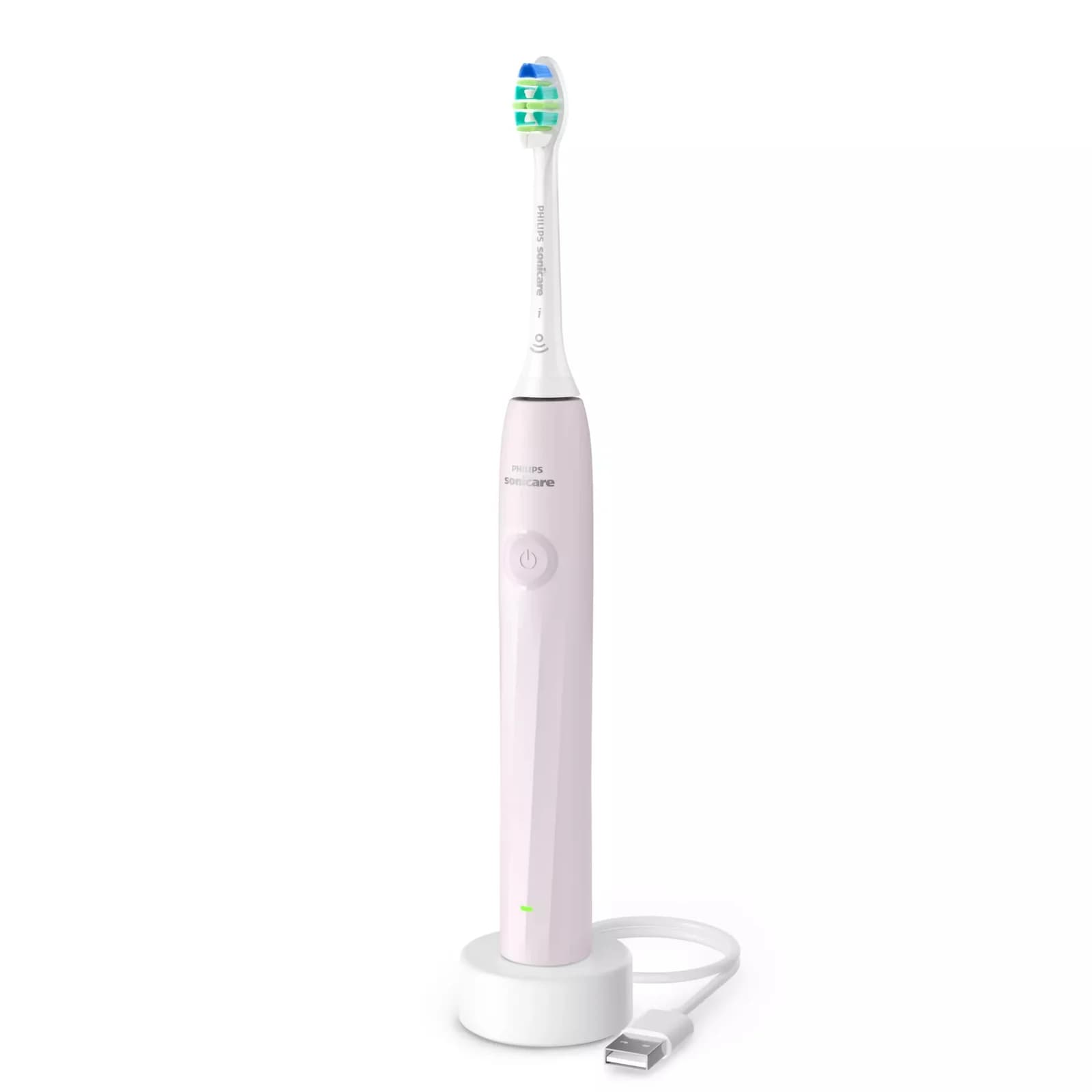 PHILIPS четка за зъби Sonicare 2100 series 2 степени на интензивност SmartTimer и Quadpacer розова