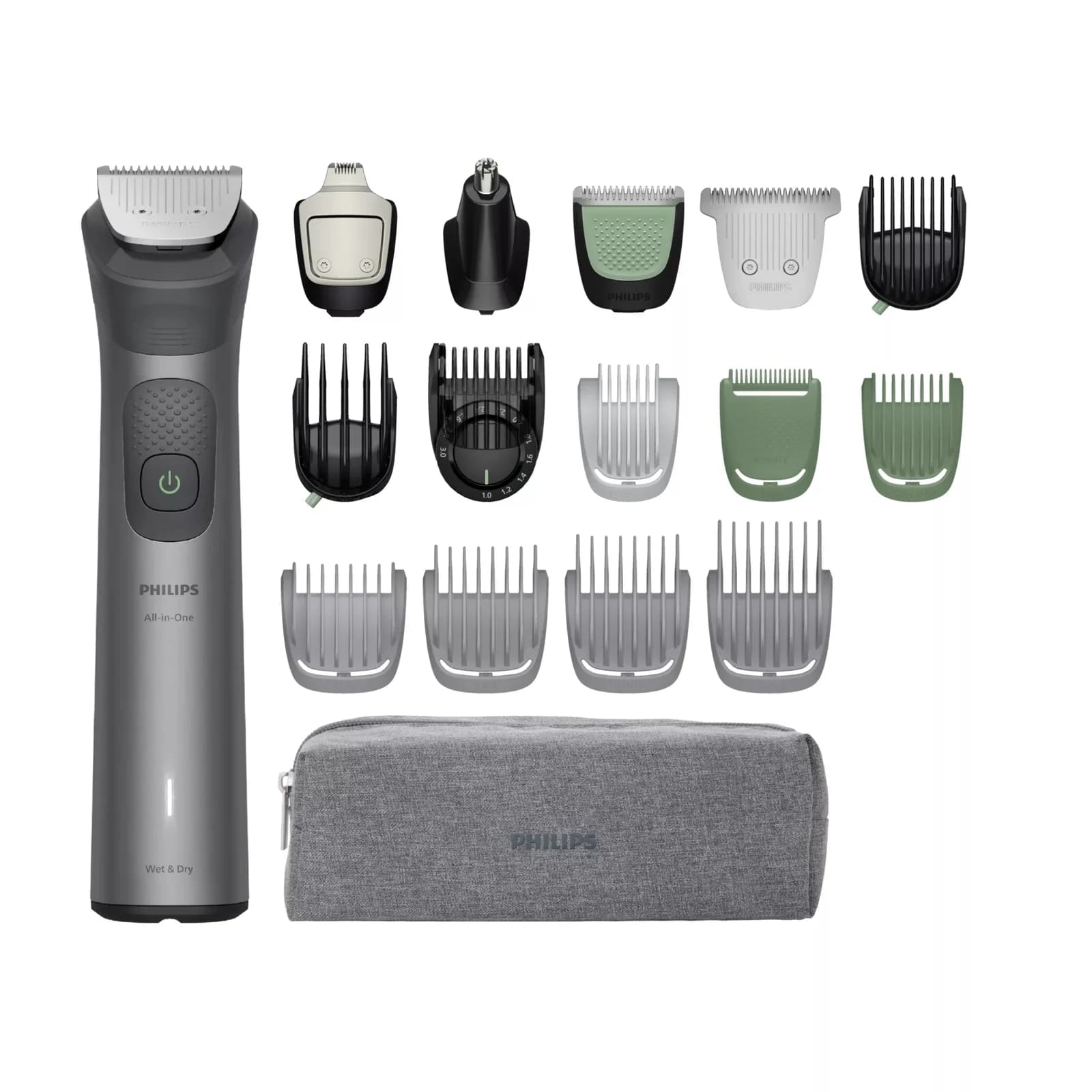 PHILIPS All-in-One Trimmer s7000 17в1 Технология BeardSense време на безжична работа до 120мин