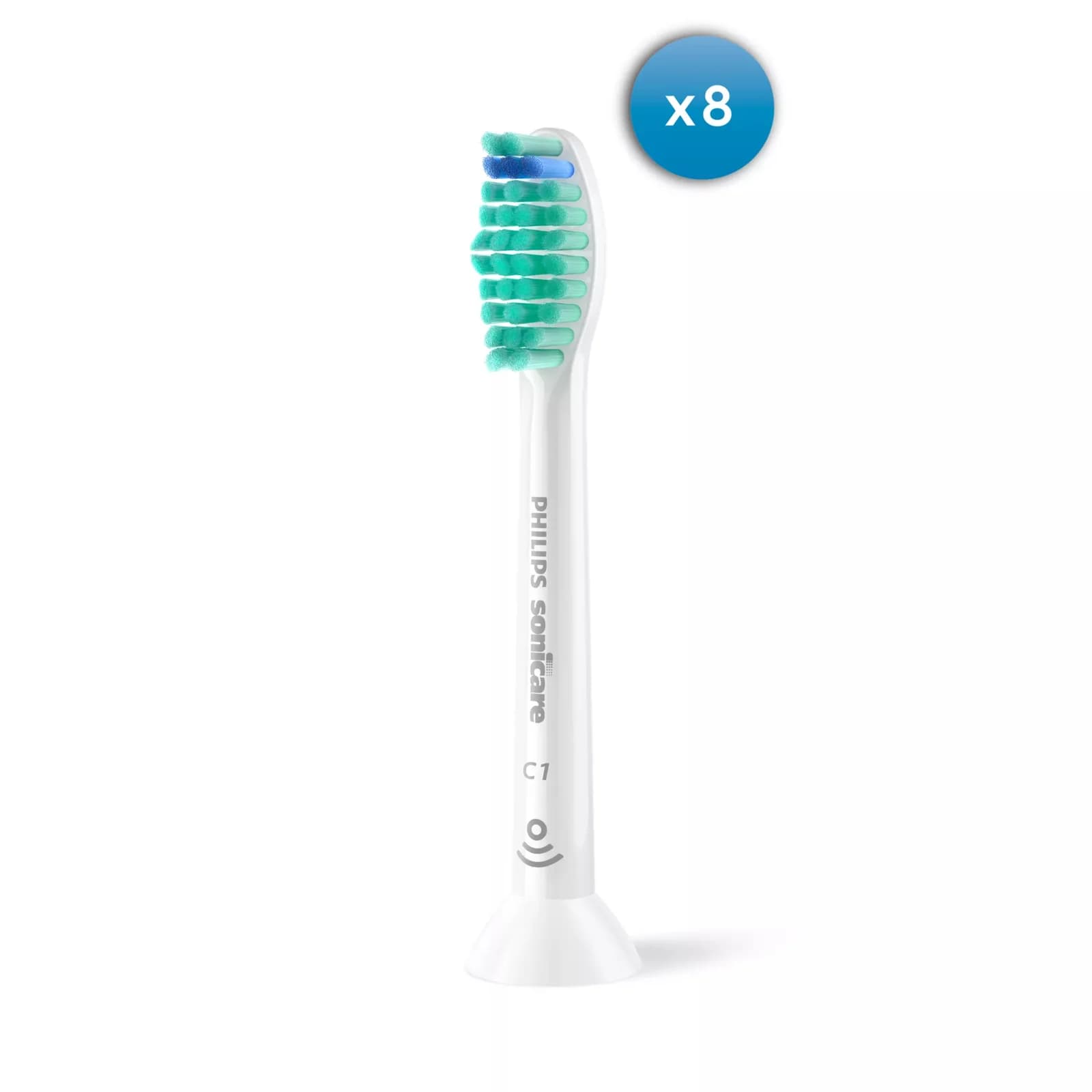 PHILIPS Sonicare комплект 8 бр резевни глави ProResult standart за звукова четка за зъби цвят бял