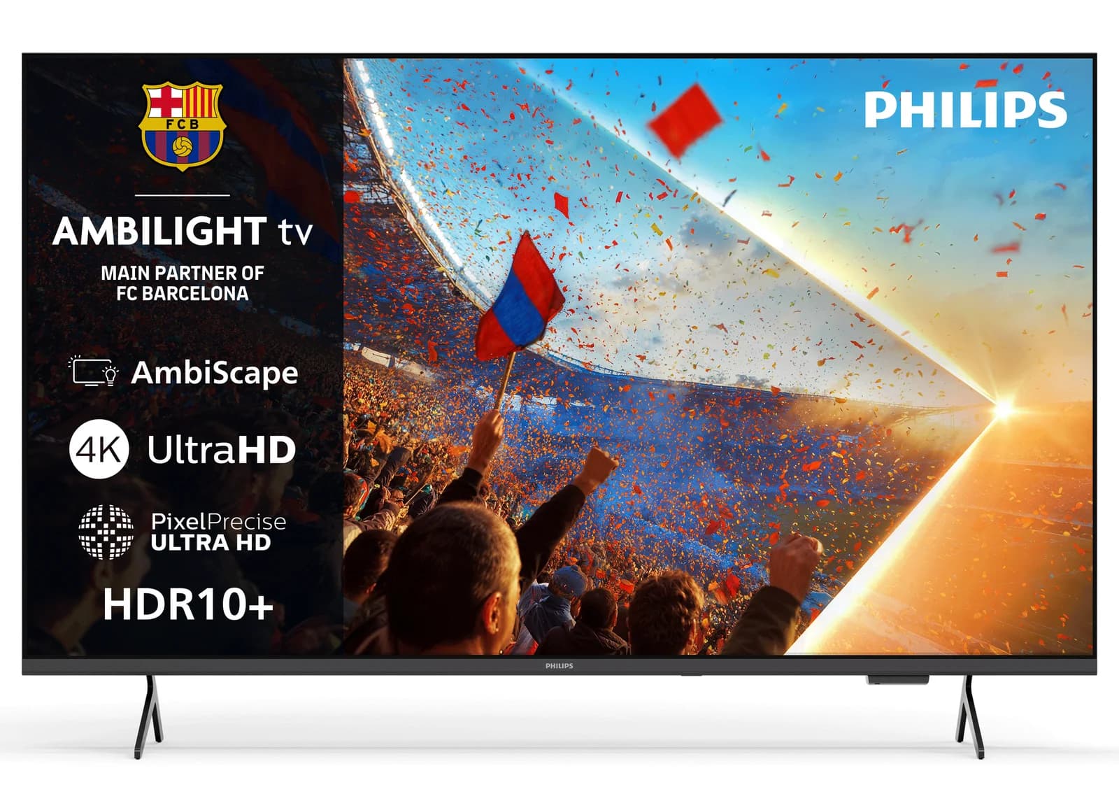 PHILIPS 55inch 4K Ultra HD LED TITAN OS Ambilight HDR10+ Dolby Atmos