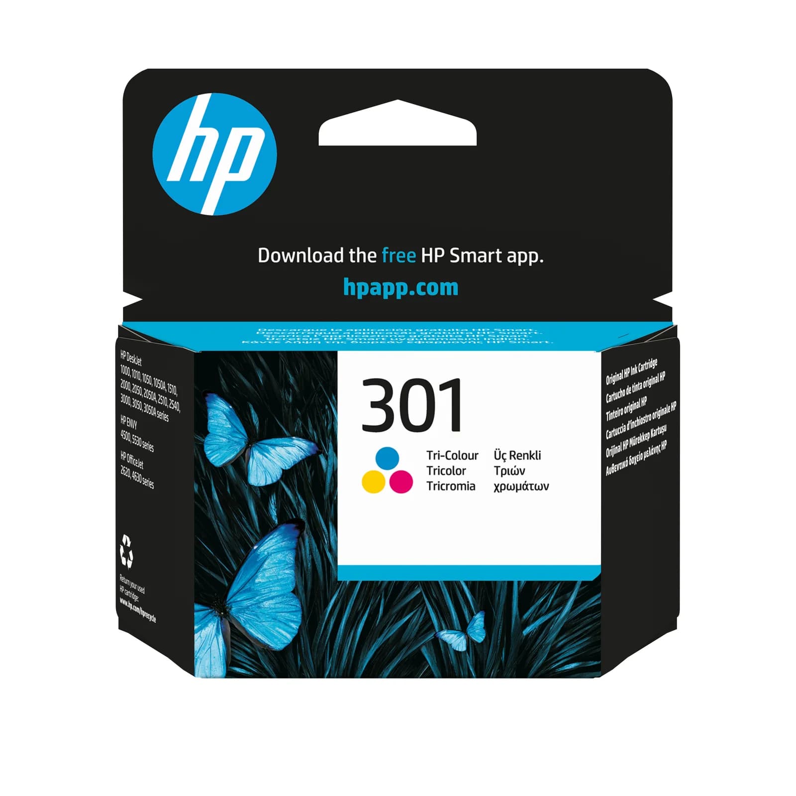 HP 301 Tri-Color Original Ink Cartridge
