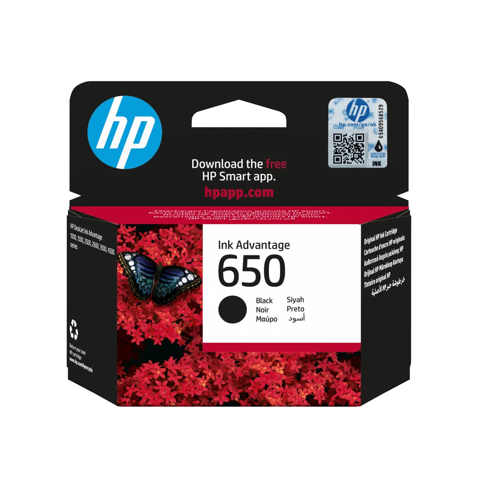 HP 650 Black Original Ink Cartridge