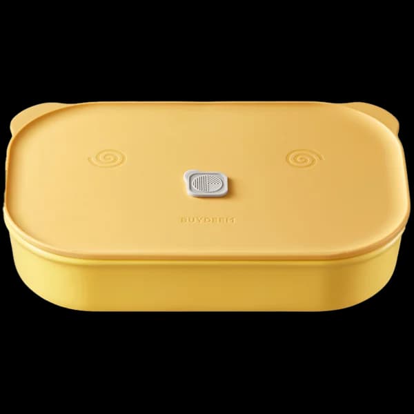 BUYDEEM Bento Lunch Box 1L, model CT3008, color Mellow Yellow