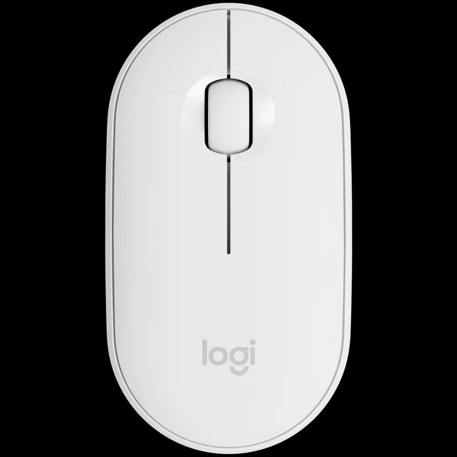 LOGITECH M350S Pebble 2 Bluetooth Mouse - TONAL WHITE