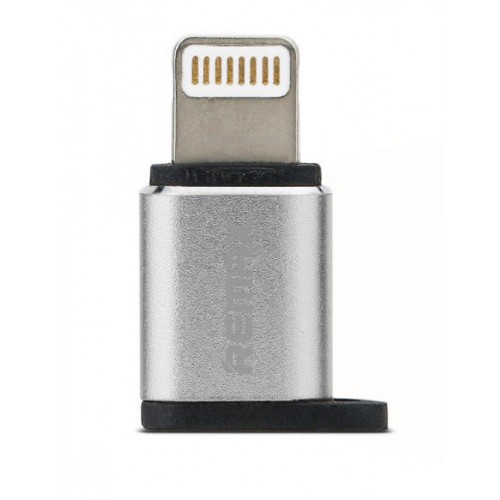 Преходник Micro USB към Lightning, Remax RA-USB2, сребрист - 17159