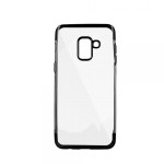 Калъф PVC Прозрачен / Черна рамка / за Huawei Mate 20