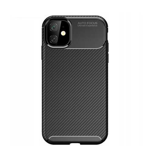 Калъф силикон Auto Focus Карбон за iPhone 15 Pro Max / 6.7 / Черен Калъф силикон Auto Focus Карбон за iPhone 15 Pro Max / 6.7 / Черен