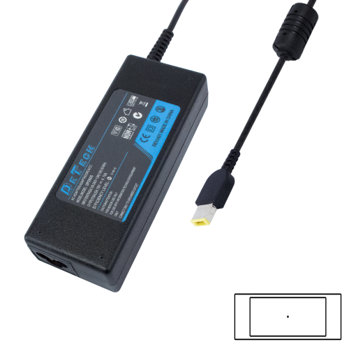Адаптер DeTech за IBM/ Lenovo 90W 20V/4.5A USB - Заместител