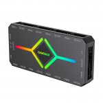 Разклонител за вентилатори Gamemax Fan Hub - V4.0 PWM ARGB Hub + Controller Black, 1308-1300R0065 Разклонител за вентилатори Gamemax Fan Hub - V4.0 PWM ARGB Hub + Controller Black, 1308-1300R0065