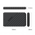 Кутия за твърд диск Orico - 25PW1-U3, USB 3.0, 2.5'', черна Кутия за твърд диск Orico - 25PW1-U3, USB 3.0, 2.5'', черна