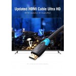 Кабел Vention HDMI v2.0 M / M 4K/60Hz Gold - 5M Black - AACBJ Кабел Vention HDMI v2.0 M / M 4K/60Hz Gold - 5M Black - AACBJ