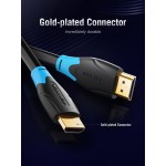 Кабел Vention HDMI v2.0 M / M 4K/60Hz Gold - 5M Black - AACBJ Кабел Vention HDMI v2.0 M / M 4K/60Hz Gold - 5M Black - AACBJ