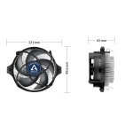 Охладител за процесор ARCTIC ALPINE 23 CO, AM4, AM5, ACALP00036A, 4895213702836 Охладител за процесор ARCTIC ALPINE 23 CO, AM4, AM5, ACALP00036A, 4895213702836