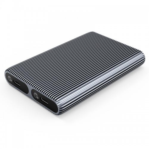 Външна кутия за диск Orico Storage - Case - M.2 NVMe Dual-Bay - USB-C 10Gbps, Aluminium - AM2C3-2N-GY Външна кутия за диск Orico Storage - Case - M.2 NVMe Dual-Bay - USB-C 10Gbps, Aluminium - AM2C3-2N-GY