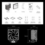 Охлаждане за процесор Zalman CPU Cooler CNPS9X OPTIMA2 LGA1851/AM5 Охлаждане за процесор Zalman CPU Cooler CNPS9X OPTIMA2 LGA1851/AM5