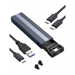 Външна кутия за диск VCom - M.2 NVMe M/B key - 10Gbps USB3.1 Type-C/A - CU850N Външна кутия за диск VCom - M.2 NVMe M/B key - 10Gbps USB3.1 Type-C/A - CU850N