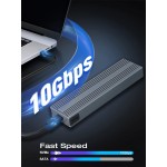 Външна кутия за диск VCom - M.2 NVMe M/B key - 10Gbps USB3.1 Type-C/A - CU850N Външна кутия за диск VCom - M.2 NVMe M/B key - 10Gbps USB3.1 Type-C/A - CU850N