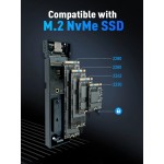 Външна кутия за диск VCom - M.2 NVMe M/B key - 10Gbps USB3.1 Type-C/A - CU850N Външна кутия за диск VCom - M.2 NVMe M/B key - 10Gbps USB3.1 Type-C/A - CU850N
