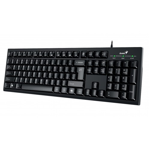 Клавиатура кирилизирана Genius Smart Keyboard KB-100 Black - AI, BG Layout, USB Клавиатура кирилизирана Genius Smart Keyboard KB-100 Black - AI, BG Layout, USB