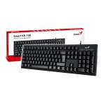 Клавиатура кирилизирана Genius Smart Keyboard KB-100 Black - AI, BG Layout, USB Клавиатура кирилизирана Genius Smart Keyboard KB-100 Black - AI, BG Layout, USB