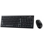 Комплект клавиатура и мишка Genius Wireless Keyboard and Mouse - KM-8101 Black - AI, BG, 2.4GHZ