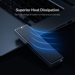 Външна кутия за диск Orico M2PV-C3-BK- BP-IP SSD NVME M.2 10gbps - черна